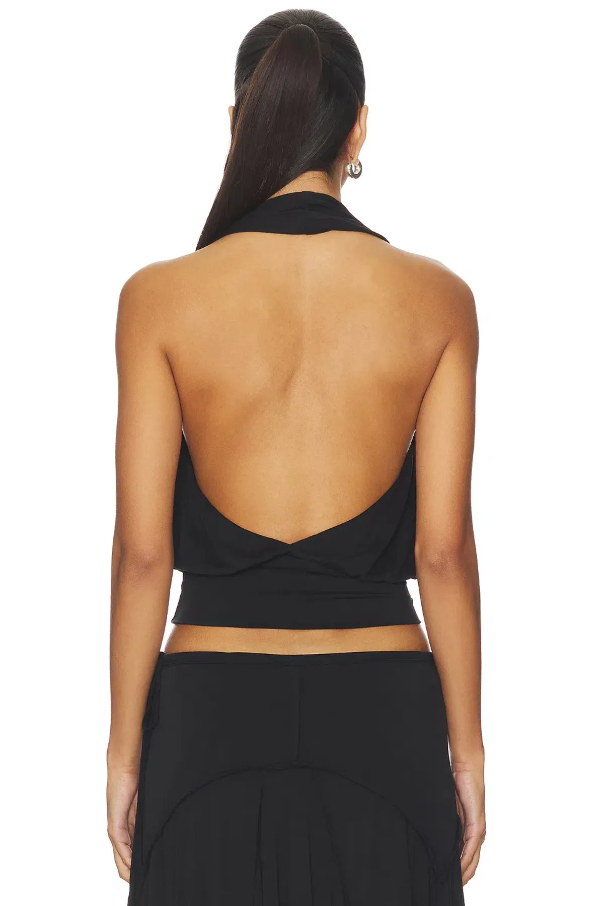 With Jean Sharni Top and Skirt Set in Black Size S / AU 8 - Image 3