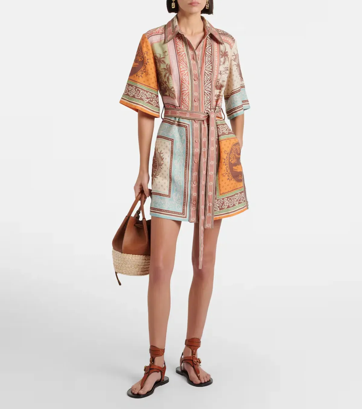 ALEMAIS ALBERTA MINI DRESS SIZE 14 - Image 1