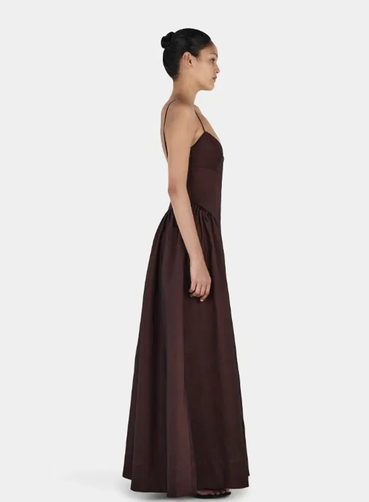 Hansen & Gretel Bellini Gown in Chocolate Size XS/AU6 - Image 3
