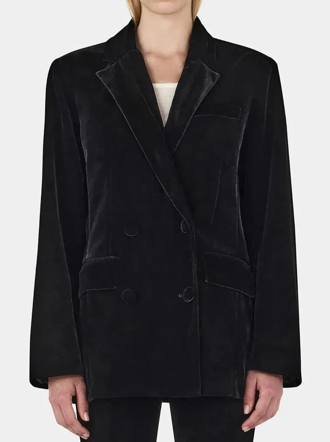 Hansen & Gretel Alistair Velvet Blazer for rent on The Volte - main image
