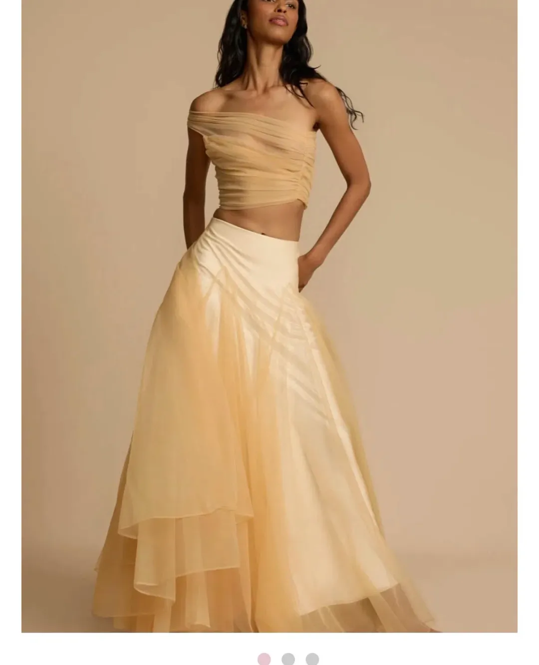 Violetta top and skirt set for rent on The Volte - main image