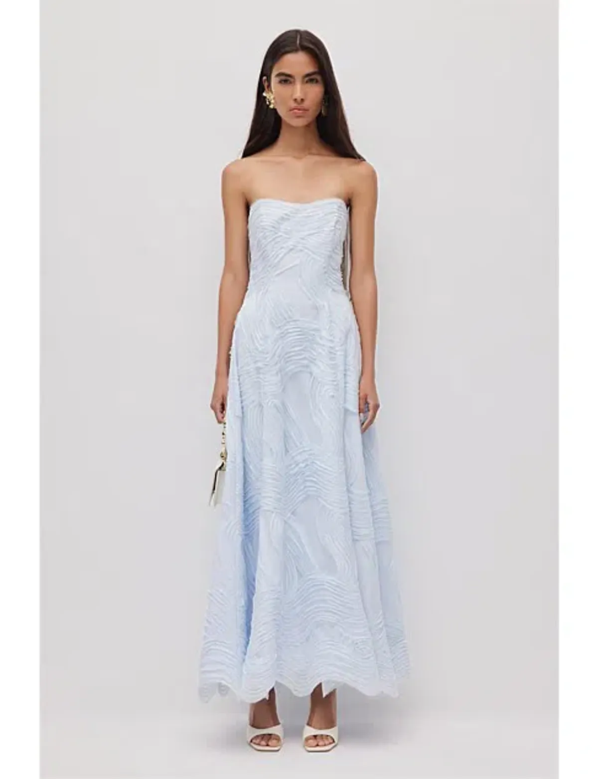 AJE WAVE GOWN IN PASTEL BLUE SIZE 10 - Image 1
