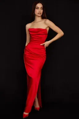 House of CB Adrienne Strapless Gown Size 8 for rent on The Volte - image 4
