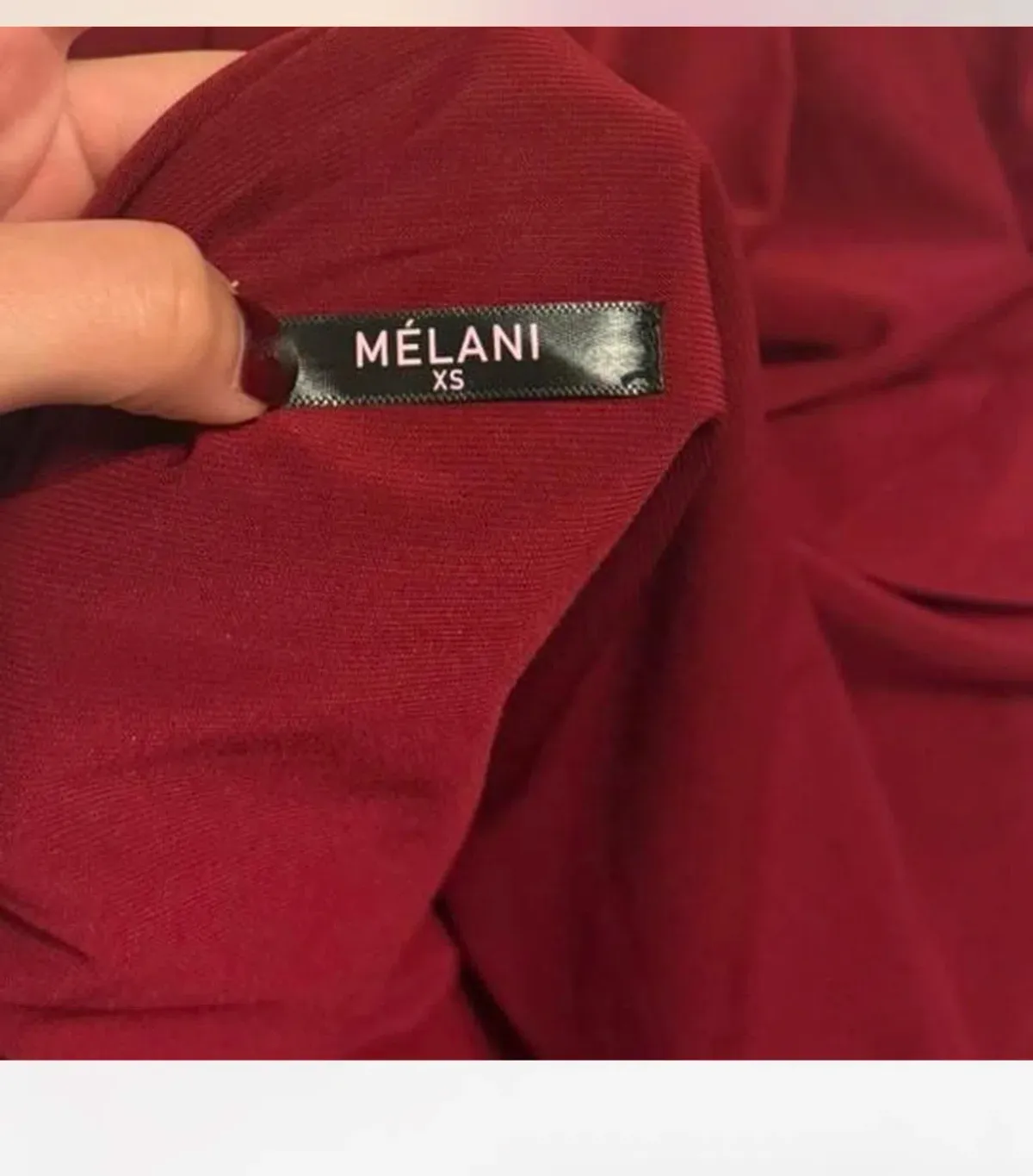 Leonie halter dress colour wine - Image 3