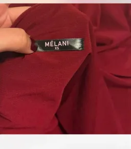 Leonie halter dress colour wine for rent on The Volte - image 3