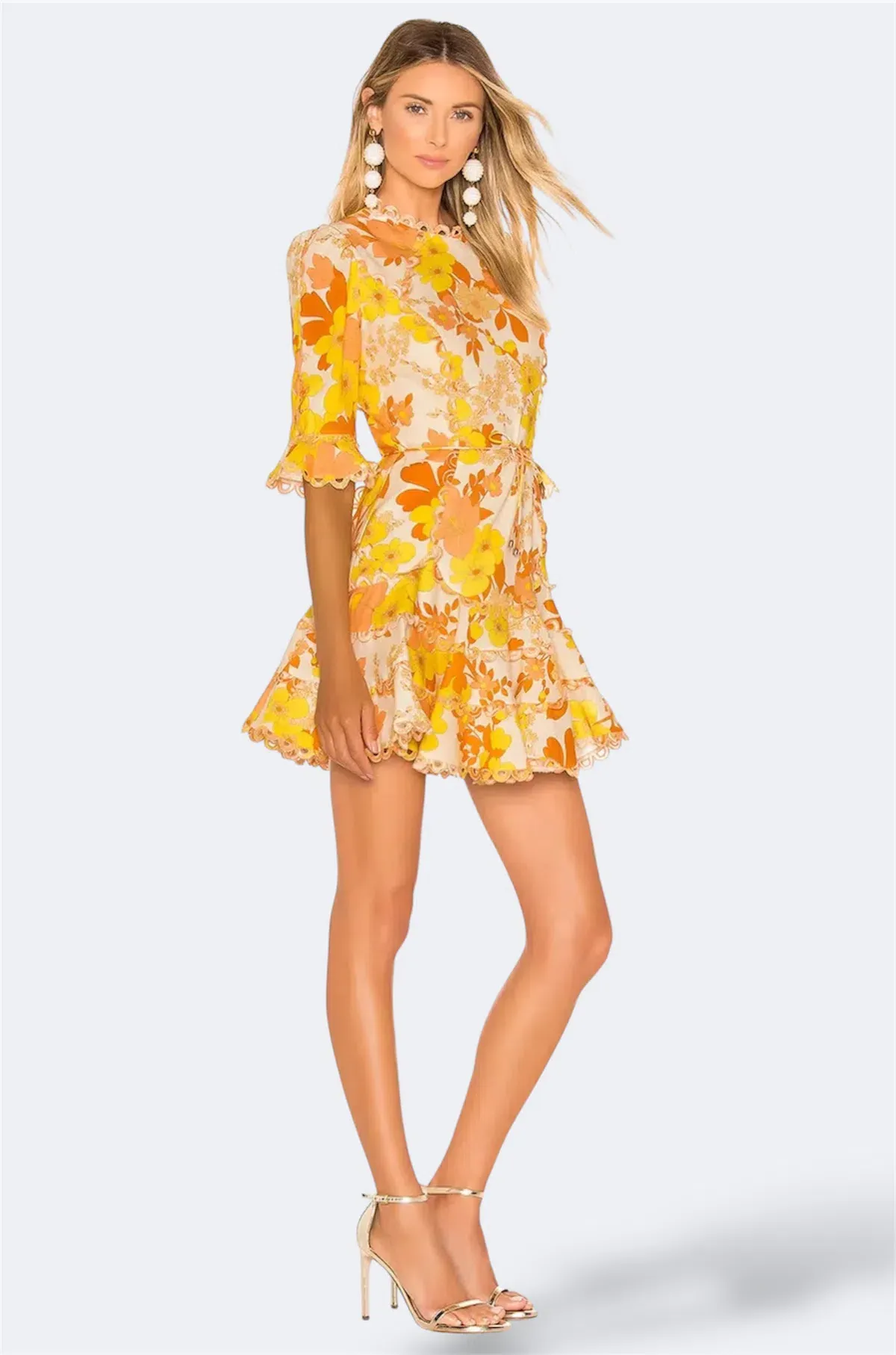 Zimmermann Primrose Flutter Mini Dress Size 1 / AU 10 / M - Image 2