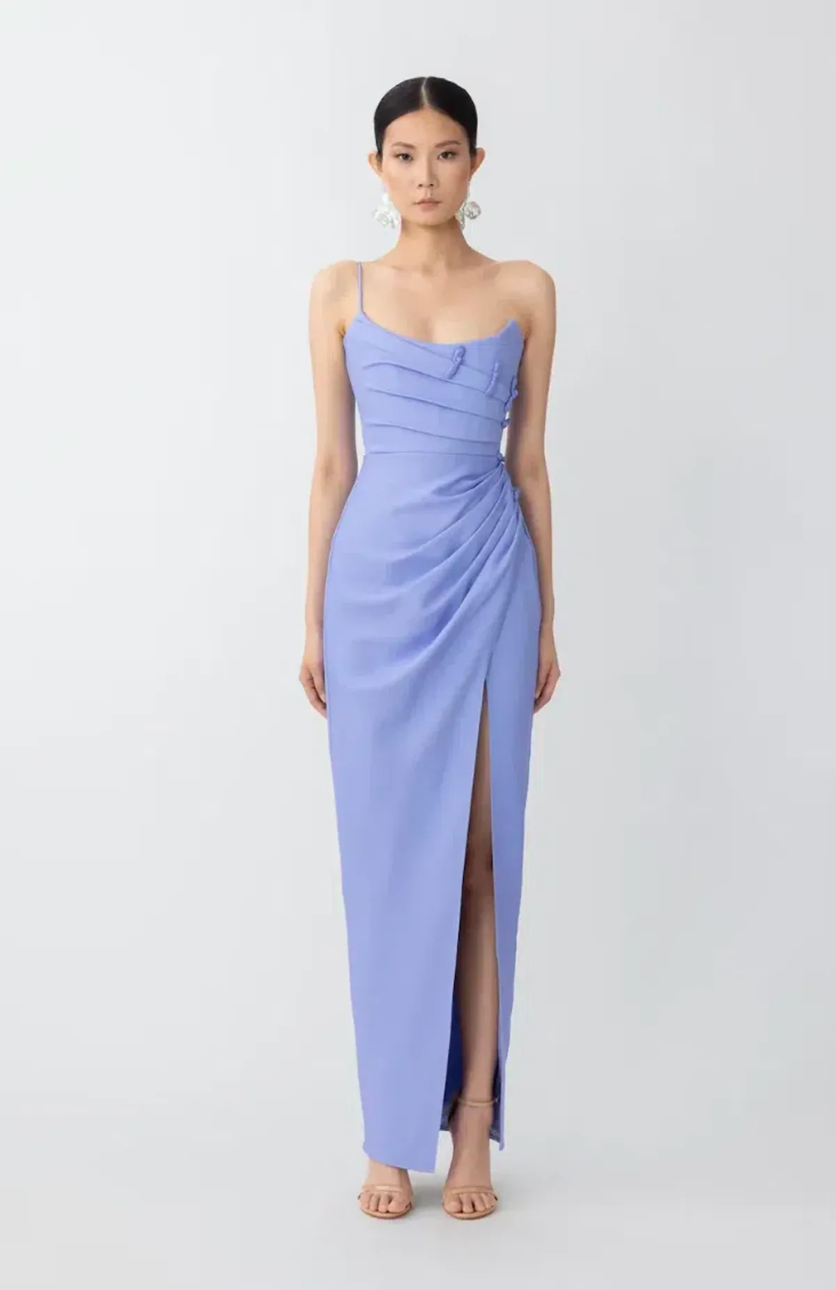 SAU LEE Bethani Dress in Blue Lavender Size 8 - Image 1