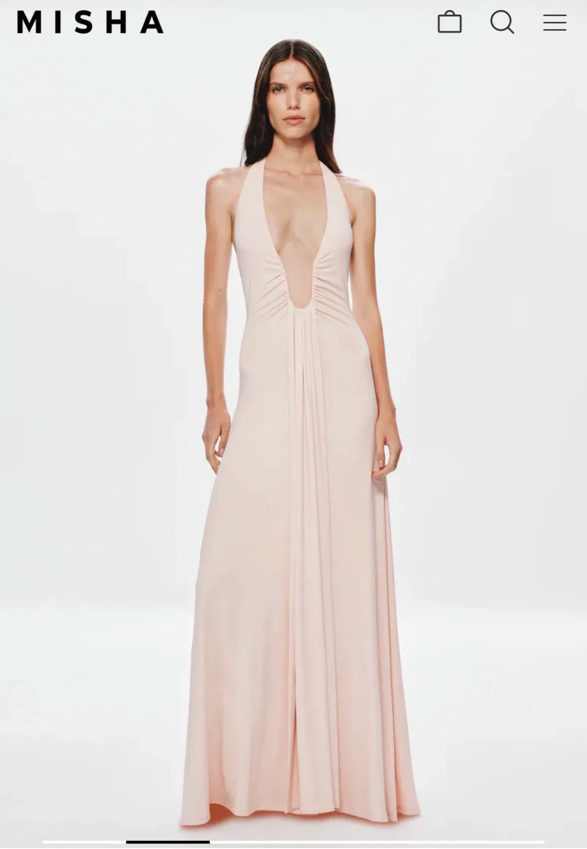 Jennifer Cupro maxi dress - Image 2