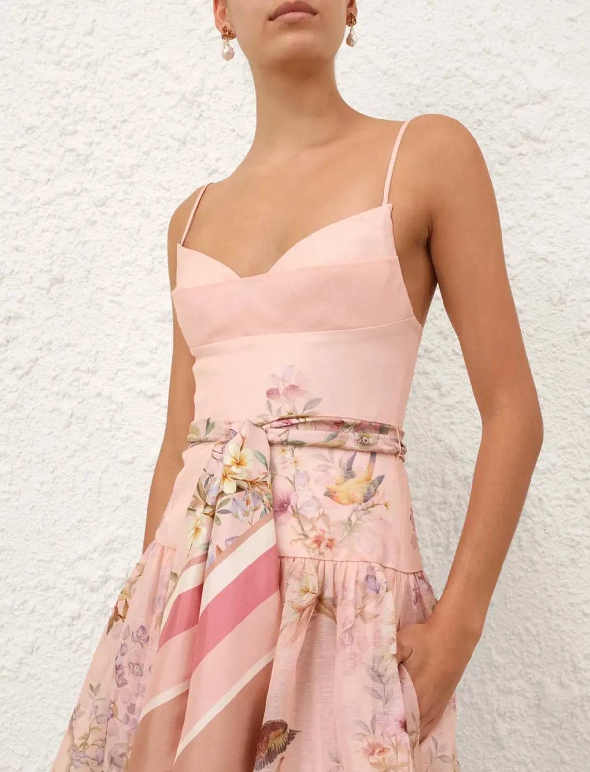 Zimmermann Rebellion Fitted Picnic Dress pink size 3 / AU 14 - Image 3
