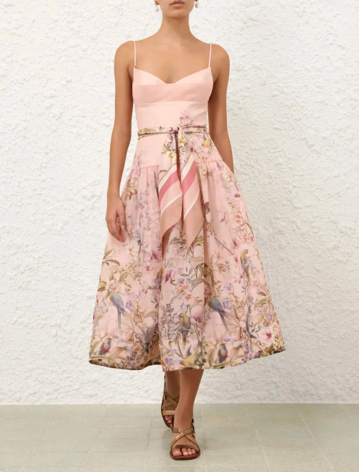 Zimmermann Rebellion Fitted Picnic Dress pink size 3 / AU 14 - Image 1