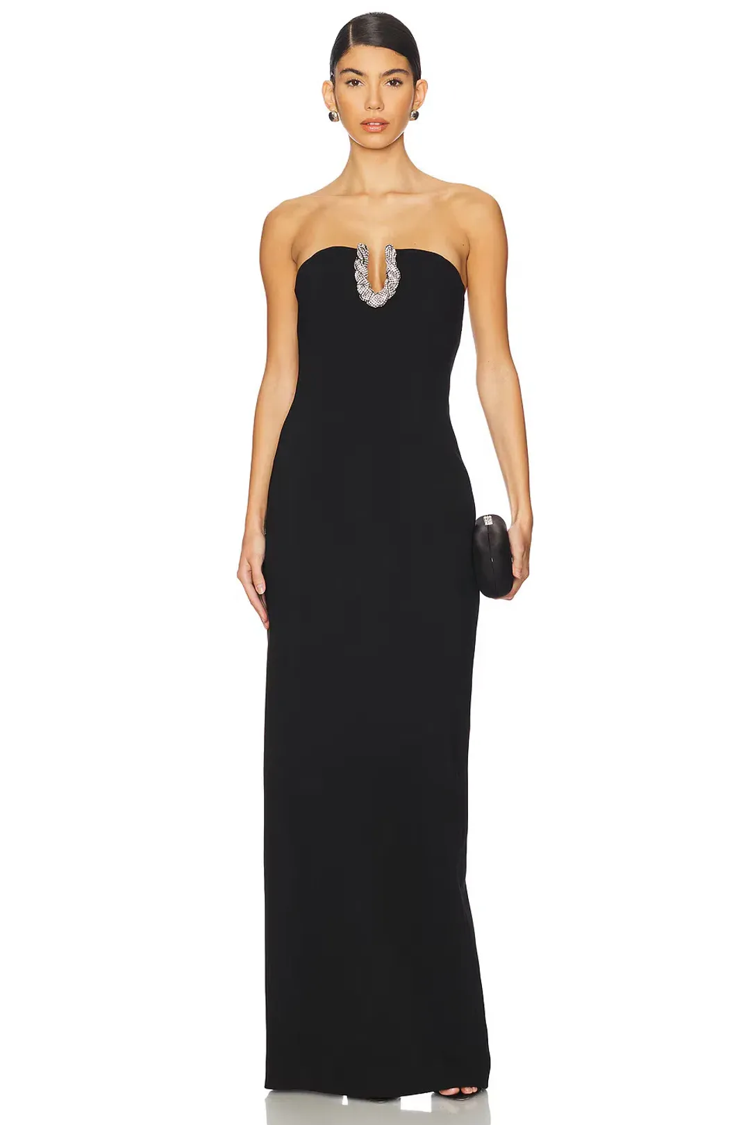 Rachel Gilbert Atticus Maxi Gown in Black Size 3 / AU 12 for rent on The Volte - main image