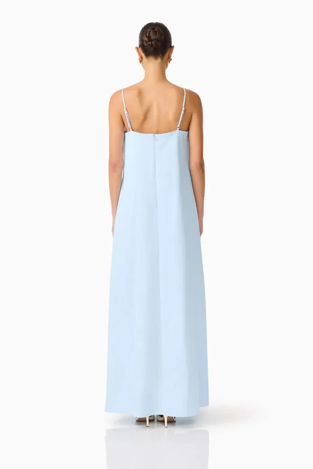 Elliatt Buttercup Embroidered Maxi Dress In Blue Size 14 for rent on The Volte - main image