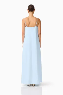 Elliatt Buttercup Embroidered Maxi Dress In Blue Size 14 for rent on The Volte - image 4