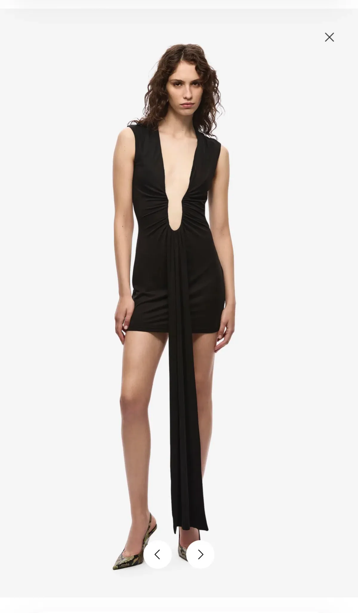 Jennifer cupro mini dress - Image 1