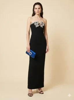 Rachel Gilbert Lukas Gown Black Size 1 / AU 8 for rent on The Volte - image 1