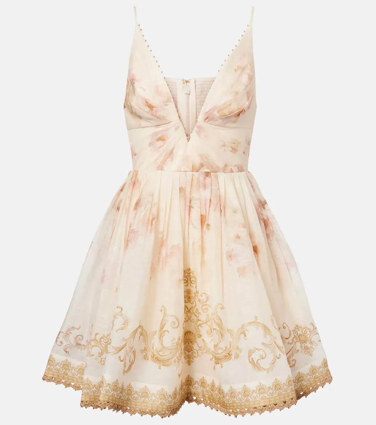 Zimmermann Hypnotic Trimmed Mini Dress Size AU6 - Image 3