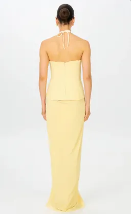 Jefrei Sei Landon Dress in Canary Size Small for rent on The Volte - image 2
