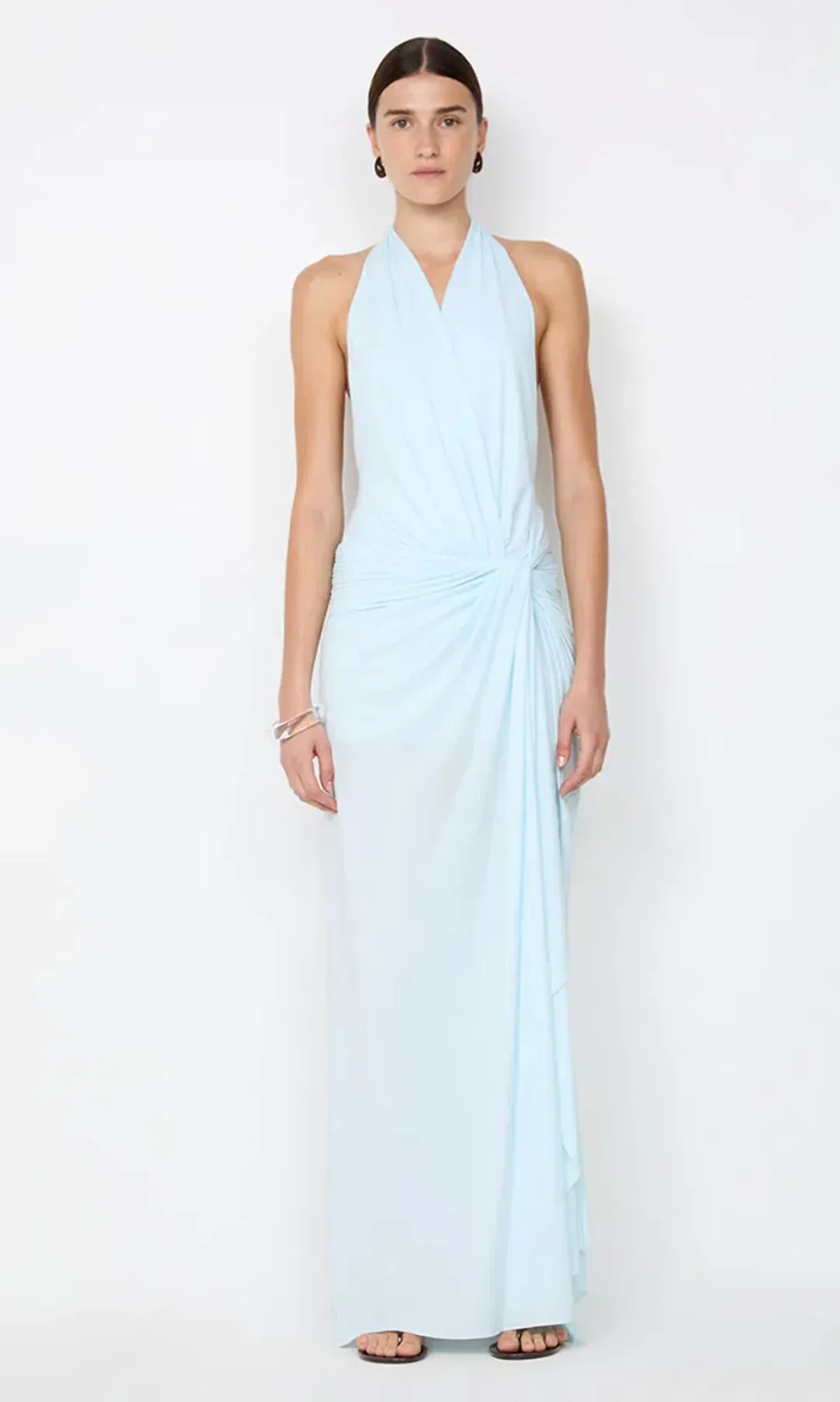 Bec & Bridge, Clementine twist dress, blue, maxi, size 8 for rent on The Volte - main image
