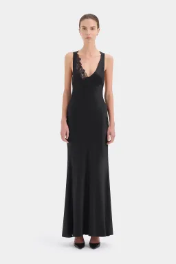 Sir the Label Montparnasse Maxi Gown in Black Size 1 / AU 8 for rent on The Volte - image 1