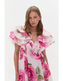 NEW Aje Olea Maxi Dress - Size 10 gown - Soft Light Rose Pink for rent on The Volte - image 6