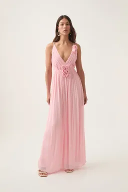 💗 New AJE Mercurial Maxi Dress in Blush Pink - Size 6 AU 💗 for rent on The Volte - image 2