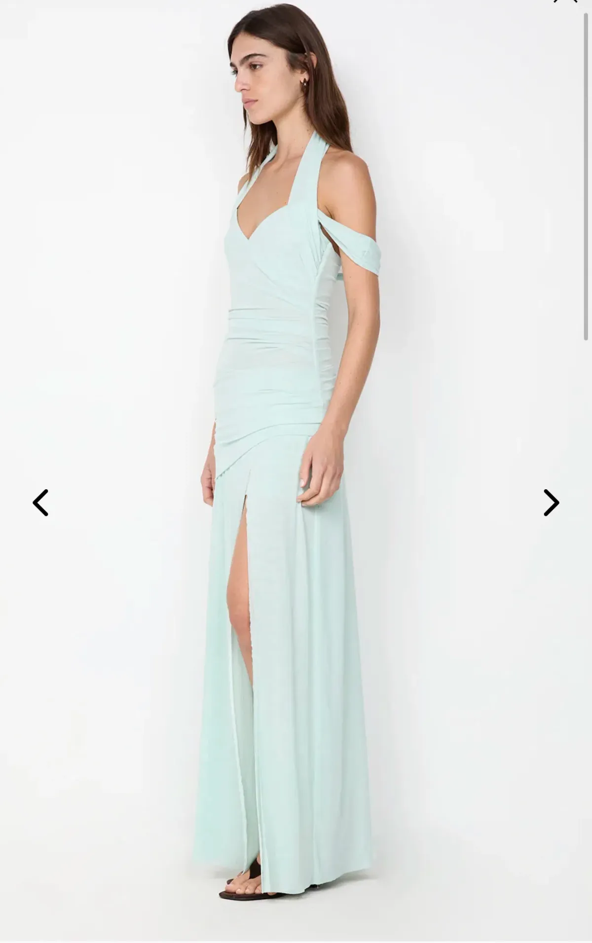 Bec & Bridge Winnie Halter Maxi Dress Spearmint Size AU 6 - Image 4