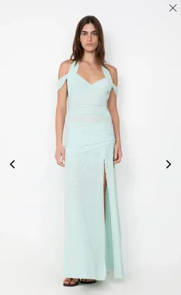 Bec & Bridge Winnie Halter Maxi Dress Spearmint Size AU 6 for rent on The Volte - image 2