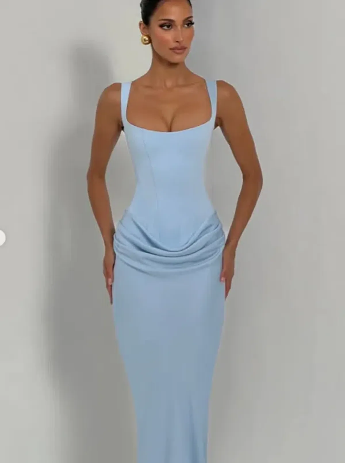 BABYBOO CORNELIA MAXI DRESS - BABY BLUE 8 - Image 1