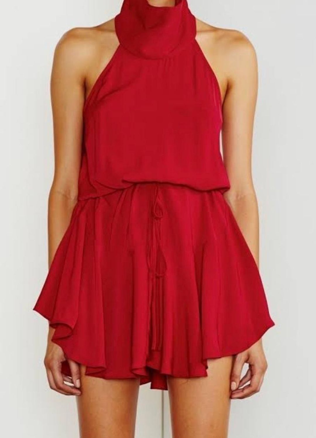 High neck drawstring mini Shona Joy for rent on The Volte - main image