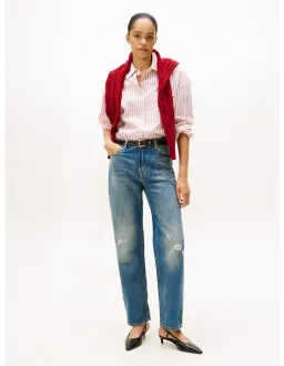 Tommy Hilfiger Relaxed Fit Wide Sleeve Shirt Red Size 36 EU for rent on The Volte - image 4