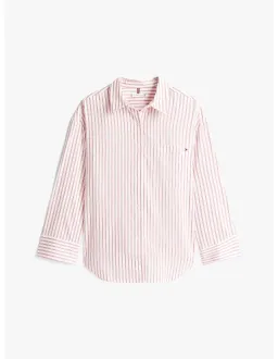 Tommy Hilfiger Relaxed Fit Wide Sleeve Shirt Red Size 36 EU for rent on The Volte - image 5