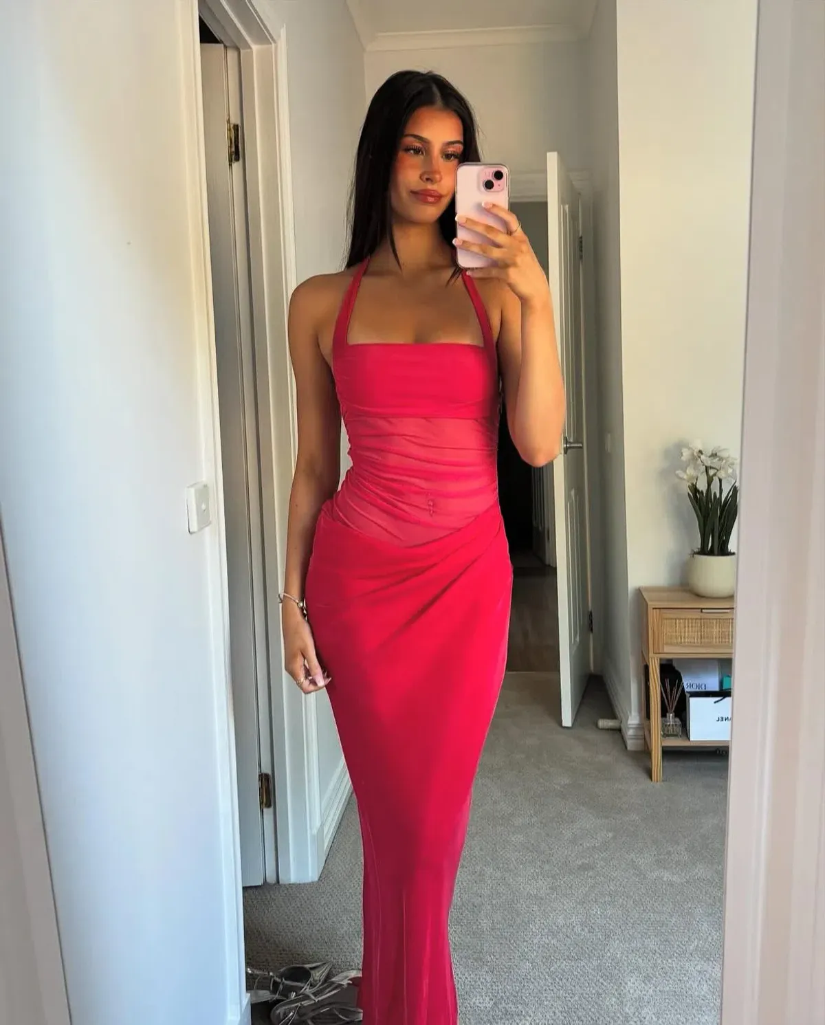 BENNI Gina Maxi Dress Watermelon Size 4 - Image 2