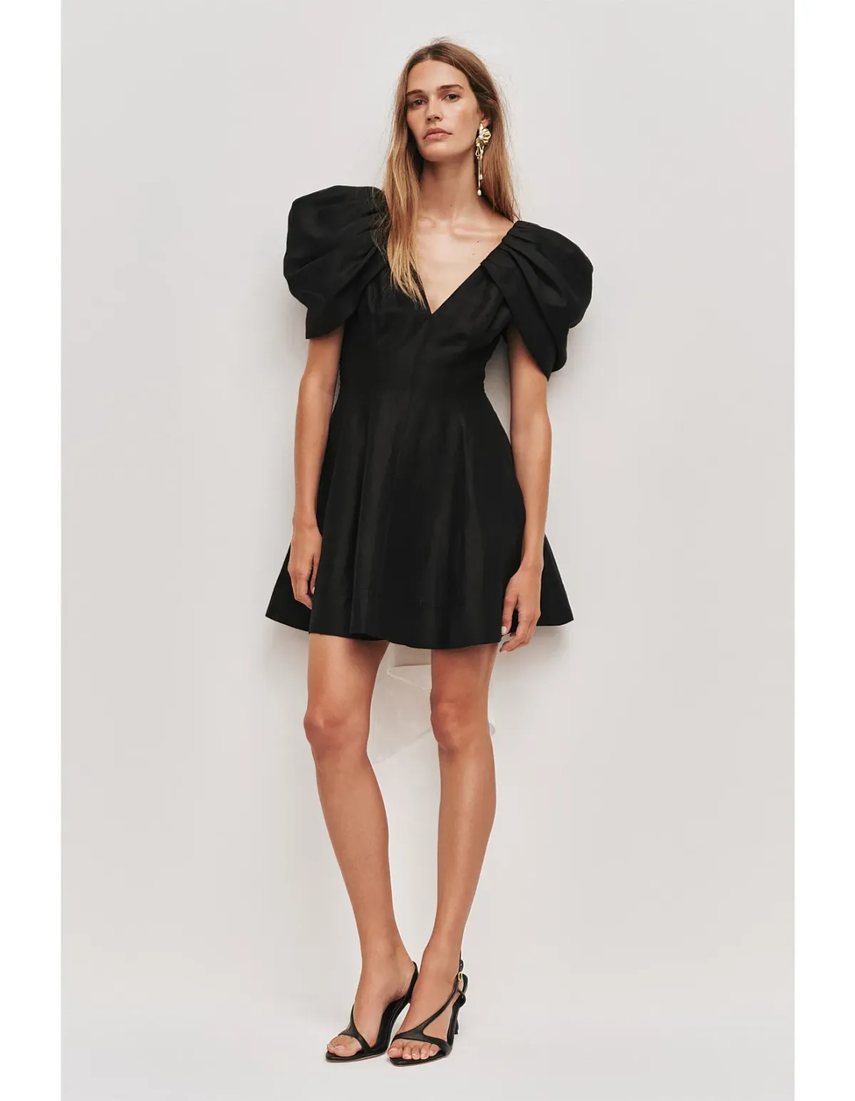Aje Studio Bisou Mini Dress Black Size 14 for rent on The Volte - main image