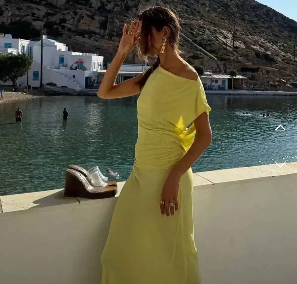Bec and bridge JEHNAYA ASYM MAXI DRESS in citrus yellow - Image 4