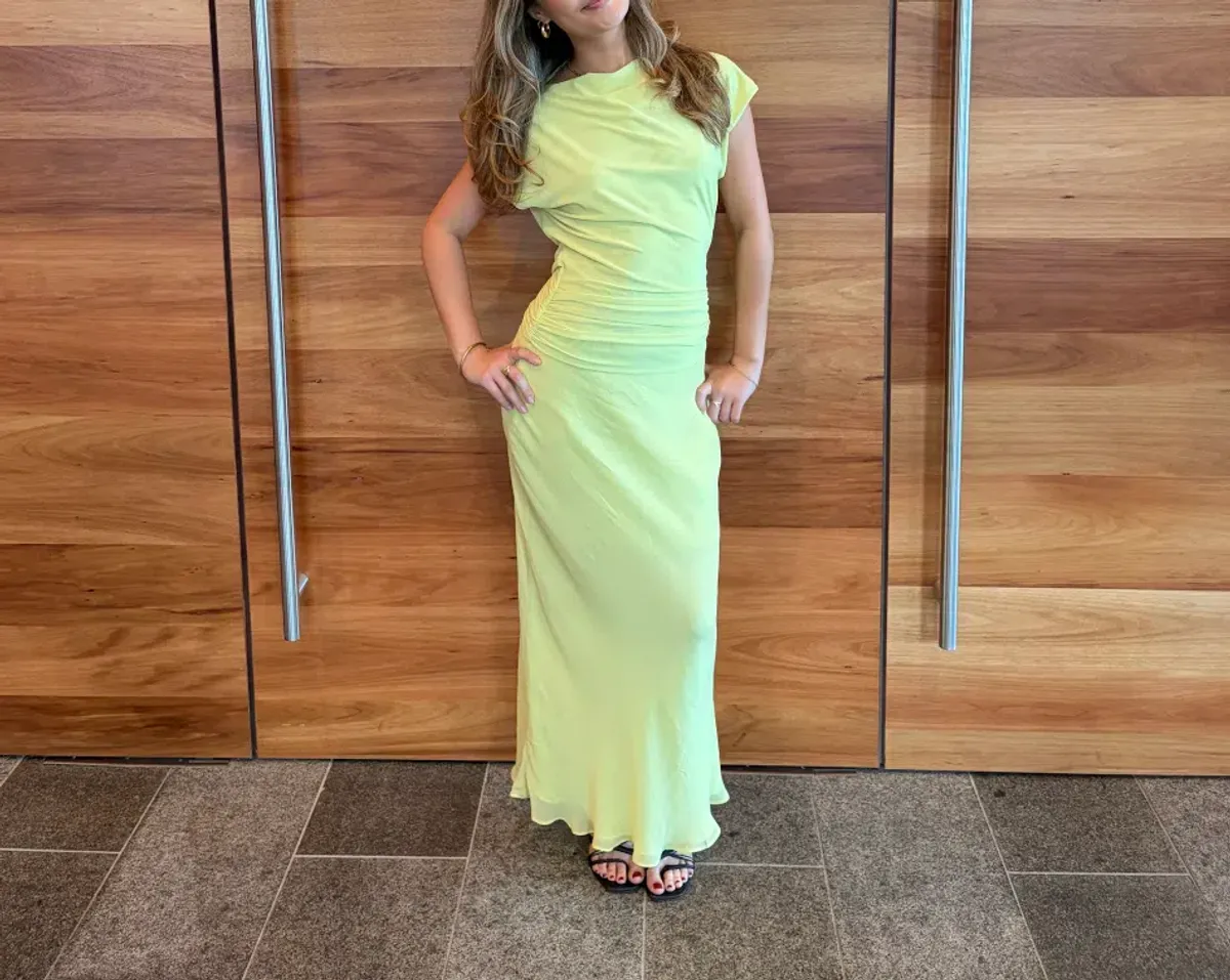 Bec and bridge JEHNAYA ASYM MAXI DRESS in citrus yellow - Image 6