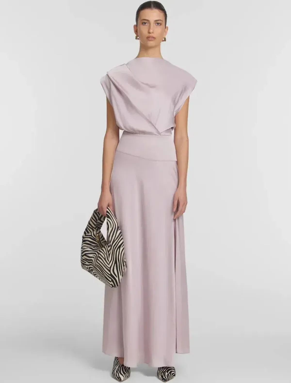 Viktoria and Woods Metropolitan Dress in Plaster colour size 2 - Image 1