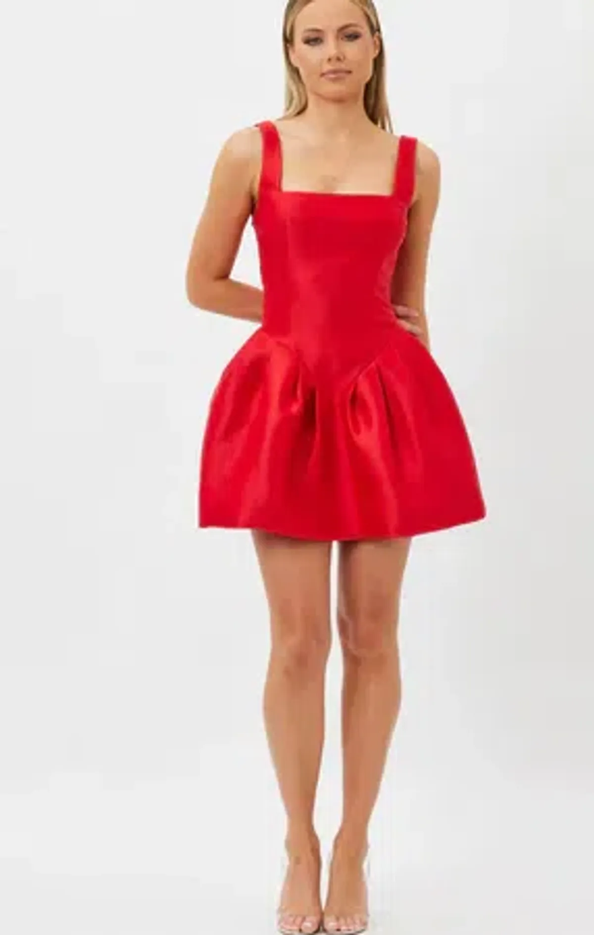 Bianca & Bridgett Red Alba Mini Dress Size 6 - Image 2