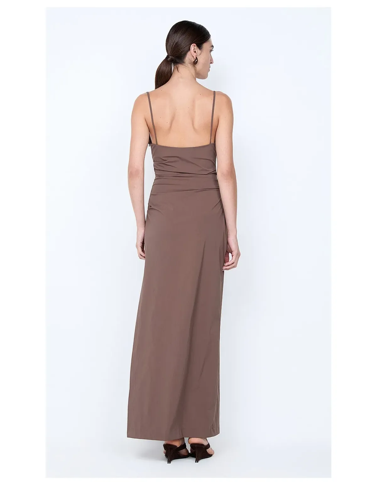 Bec Bridge Lyana Cowl Maxi Dress Brown Size 8 - Image 9