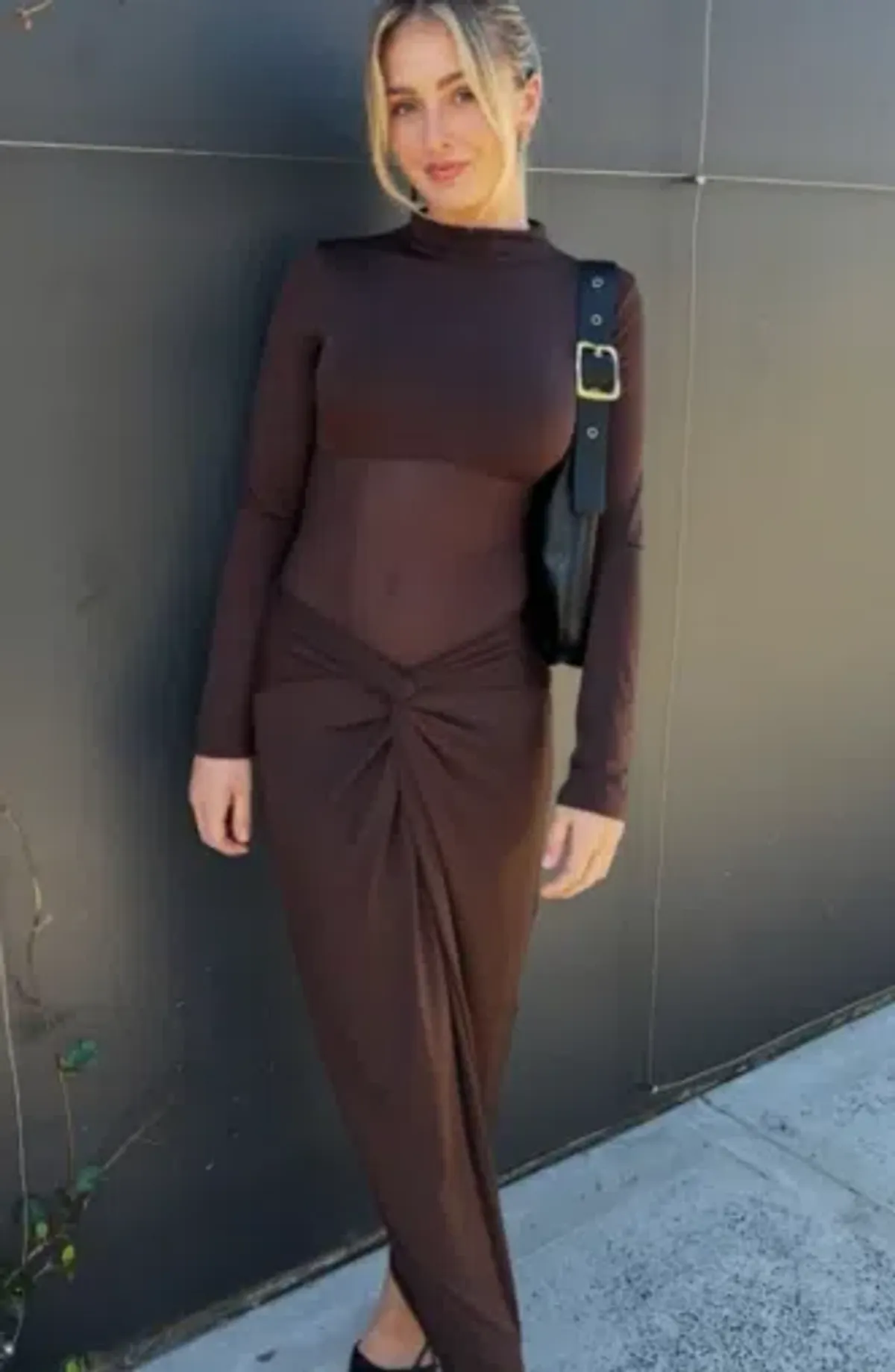Benni Dora Maxi Size 6 Brown for rent on The Volte - main image