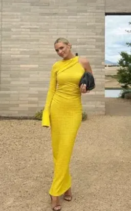 Camilla & Marc Cypress Midi Yellow Size 6 for rent on The Volte - image 3