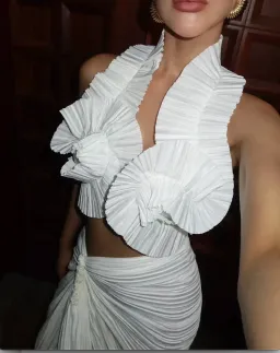 Cult Gaia Adilia Top and Sonoma Skirt Set White Size 8 for rent on The Volte - image 4