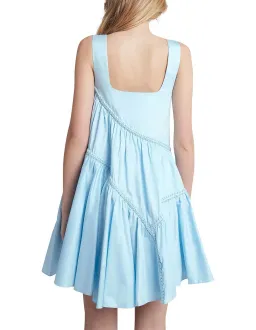 AJE Casablanca Tiered Mini Dress - Powder Blue Size 6 -Bridal Shower, Races, Baby Shower for rent on The Volte - image 3