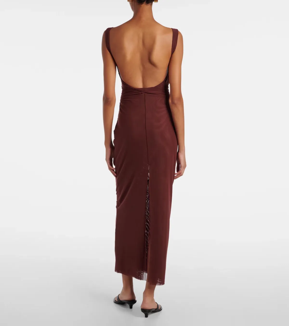 SIR the label Gathered Jersey maxi Dress size 0 - Image 3