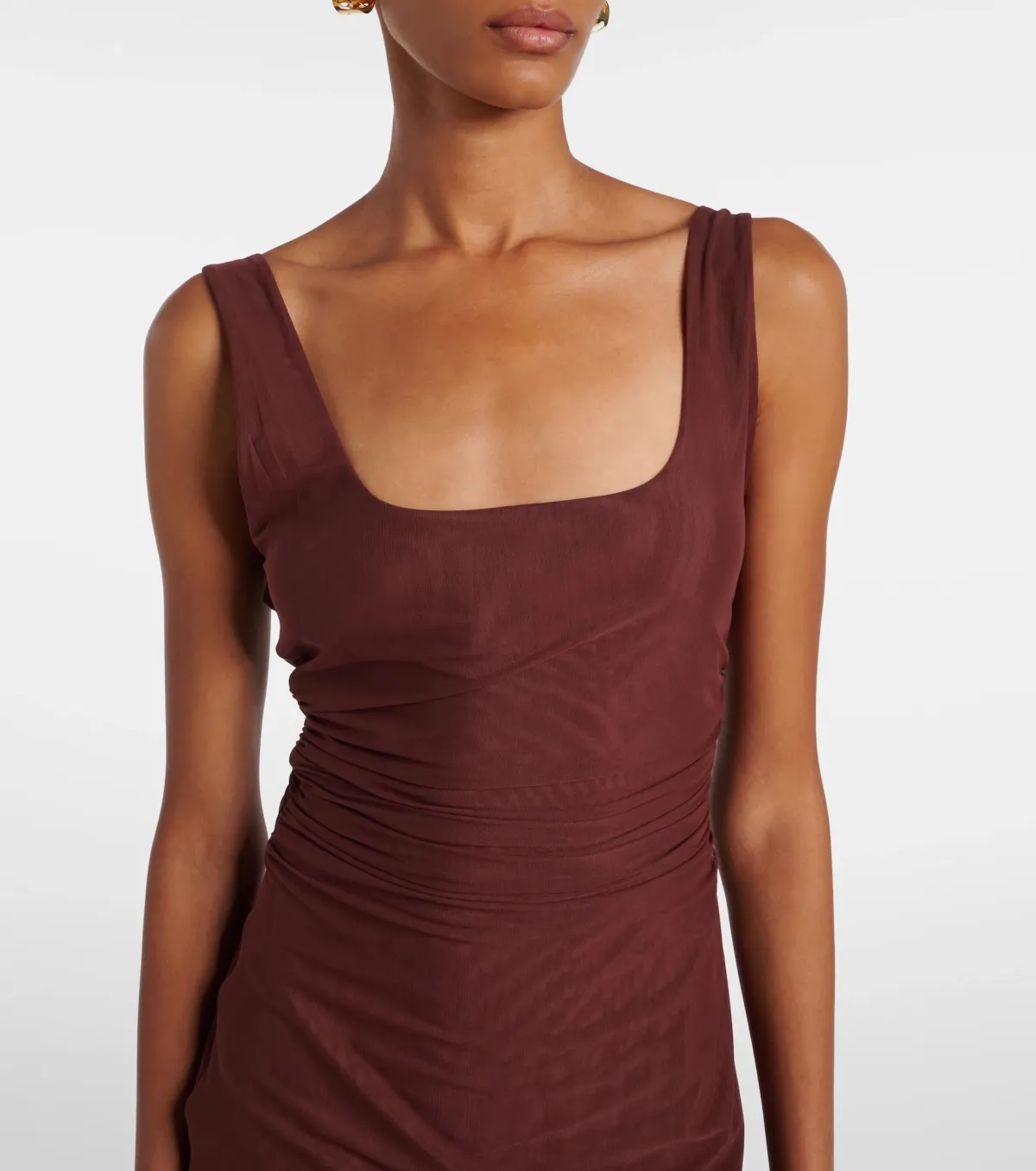 SIR the label Gathered Jersey maxi Dress size 0 - Image 2
