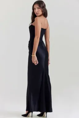 House of CB Persephone Strapless Corset Dress Black Size XS for rent on The Volte - image 3