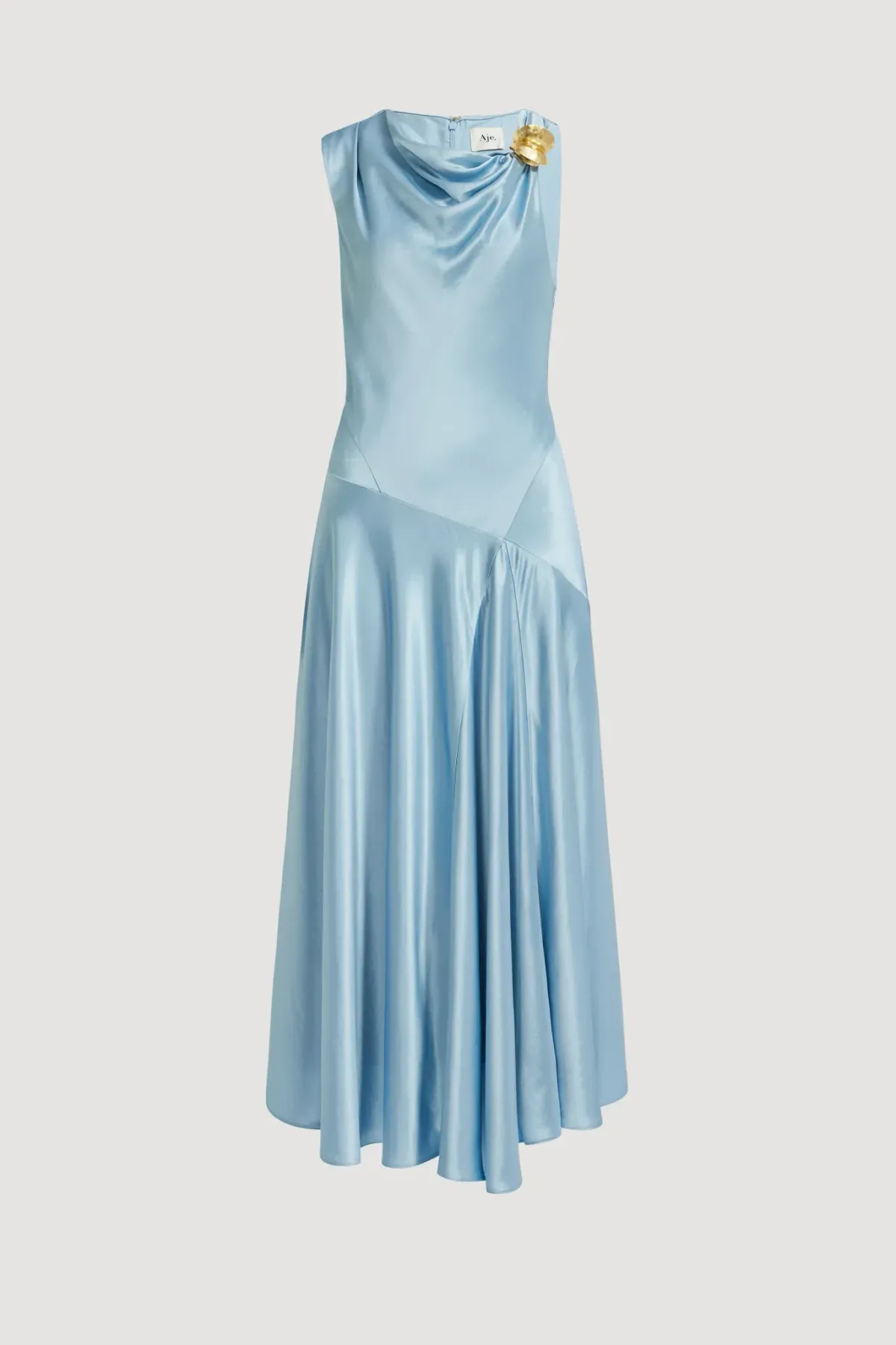 AJE Siren Midi Dress Blue Bell Size 10 - Image 3