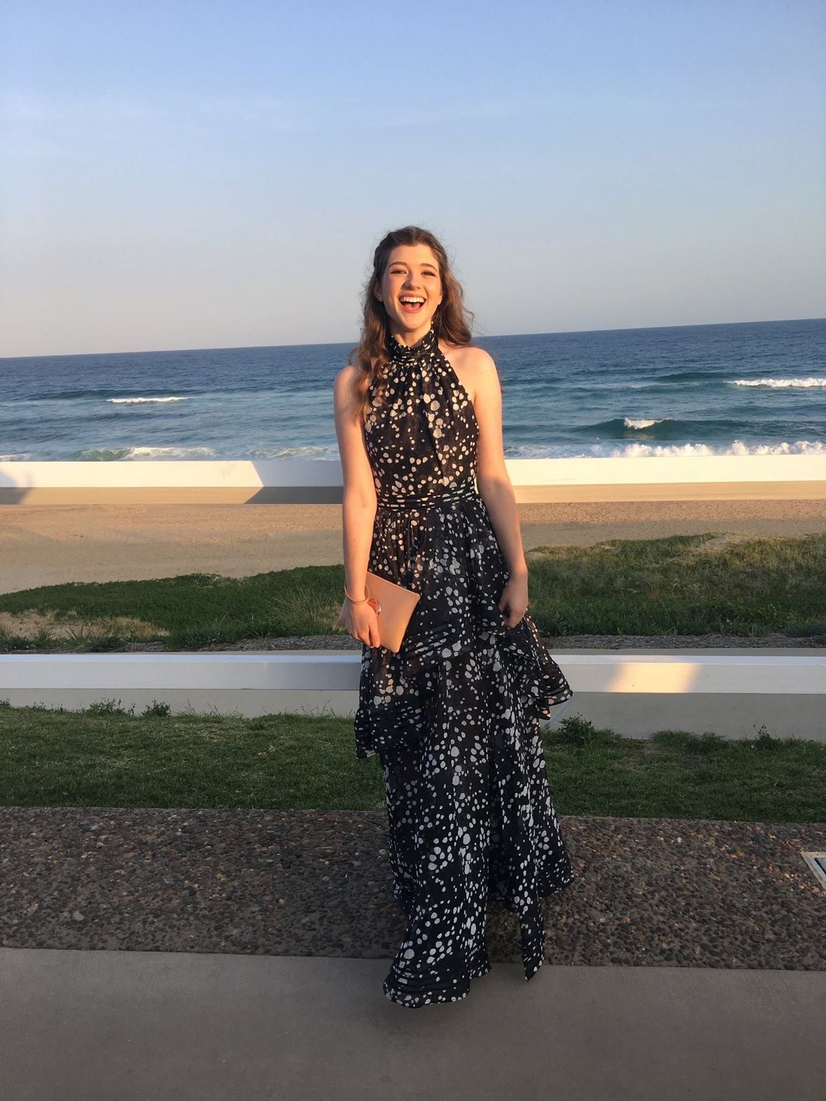 Aje Sienna Gala Dress Print Size 8 - Image 3