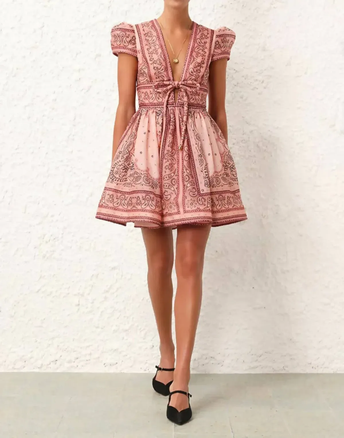 Zimmermann Matchmaker Structured Mini Dress Size 1 AU 10 for rent on The Volte - main image