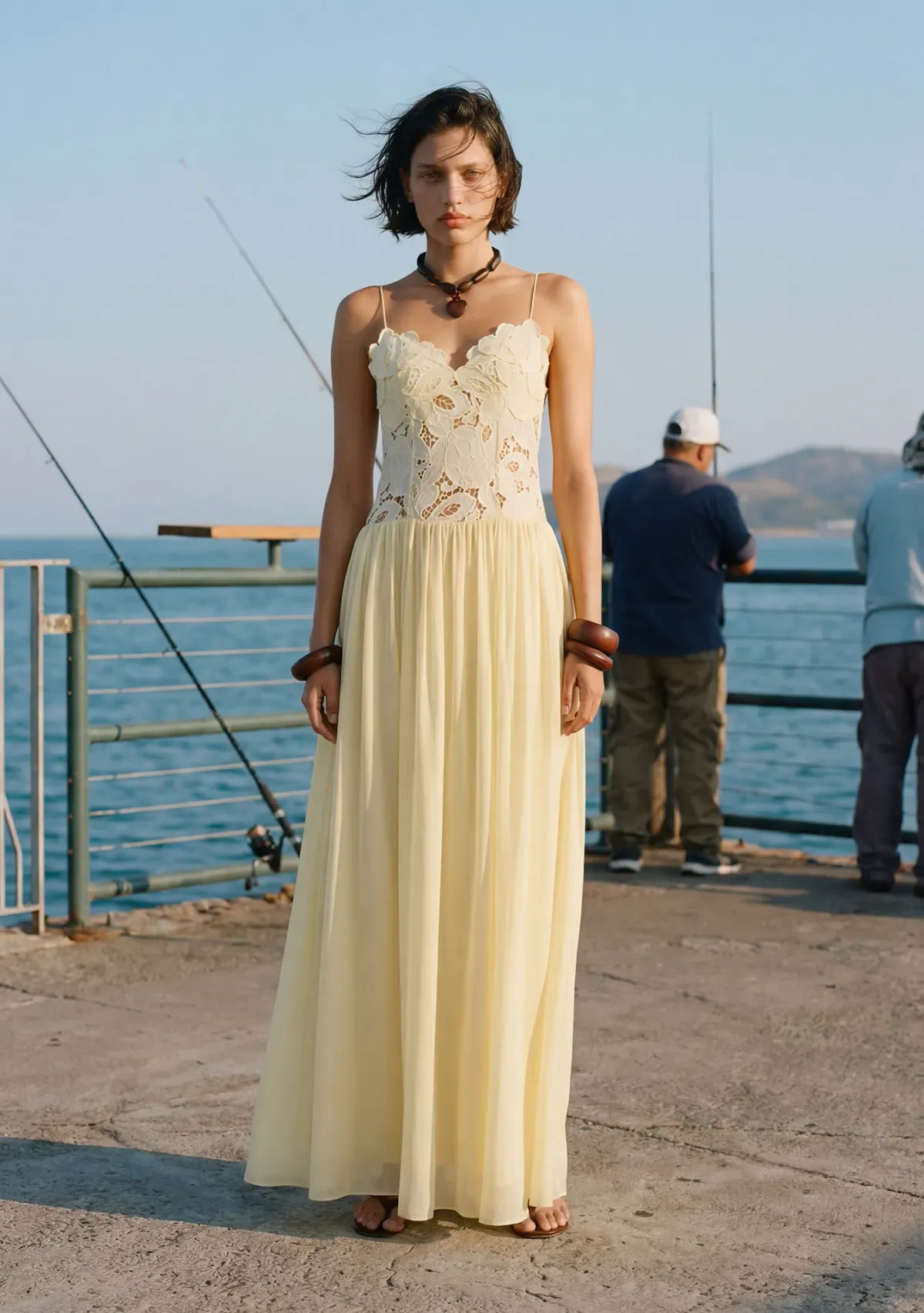 Hansen & Gretel Stephanie Maxi Dress in Butter Yellow Size 6 - Image 1
