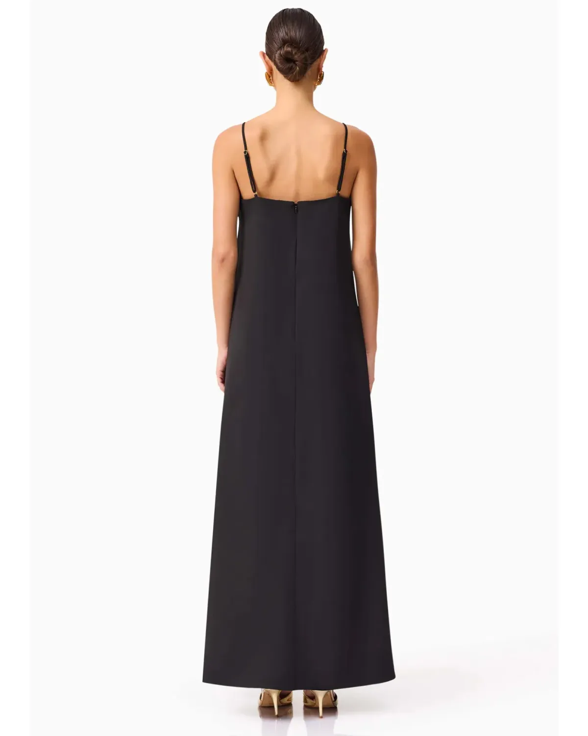 Elliatt Buttercup Embroidered Maxi Dress Black Size XS - Image 2